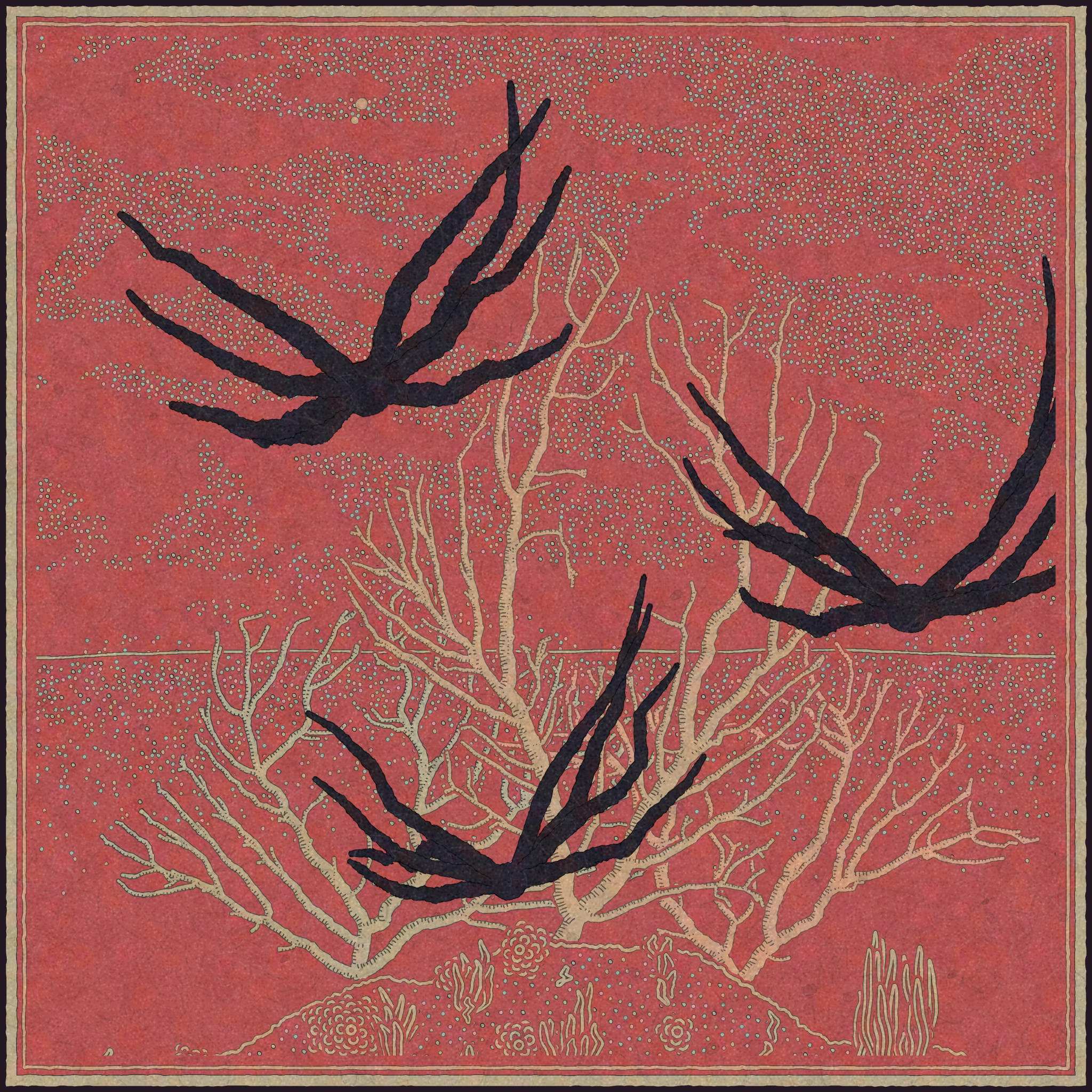 Drifters (algorithmic artwork © 2022 Monokai)