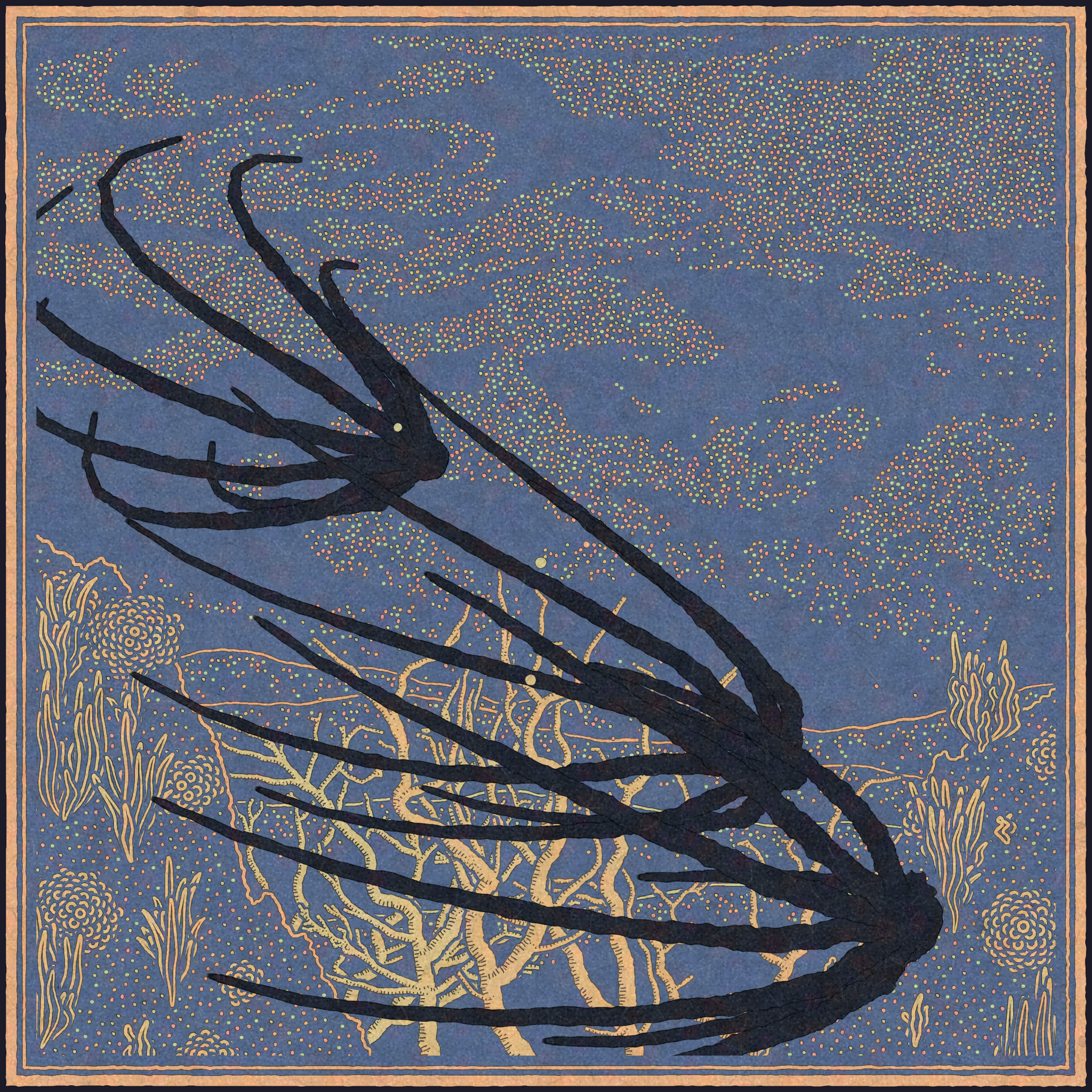 Drifters (algorithmic artwork © 2022 Monokai)