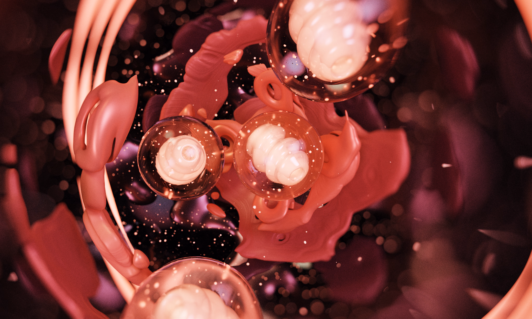 Origin (algorithmic artwork © 2024 Monokai)