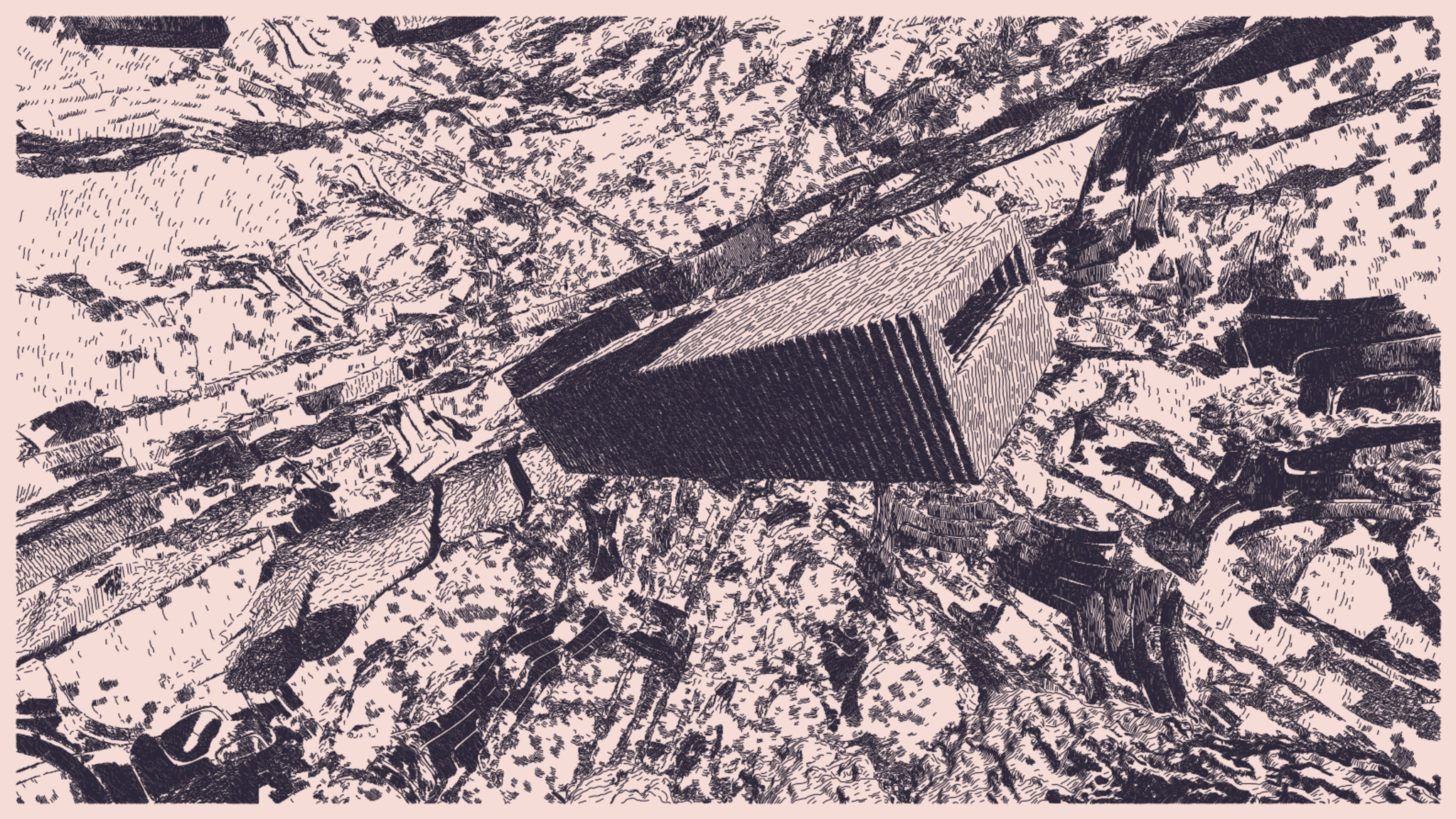 Art inside the Universal Rayhatcher algorithm (© 2023 Piter Pasma × Monokai)