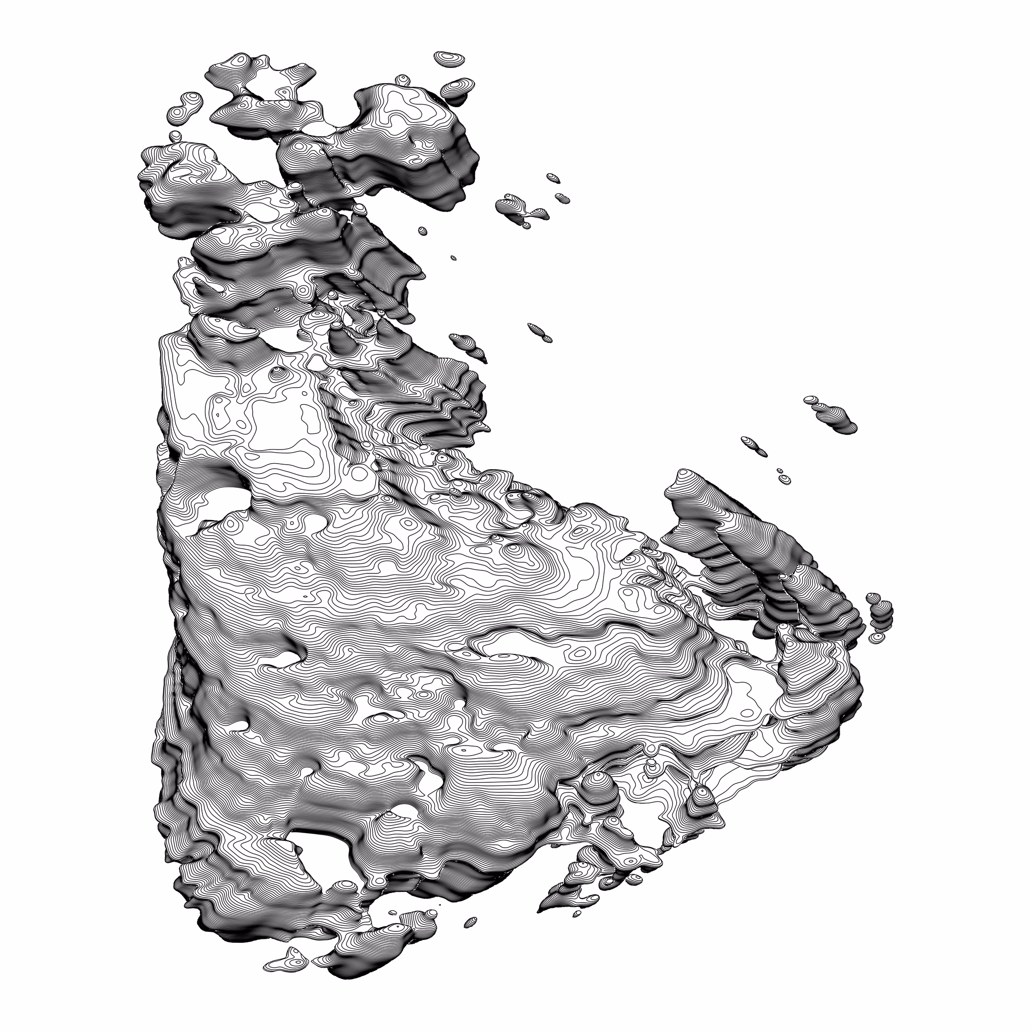 A Notion is Formed (algorithmic artwork © 2021 Monokai)