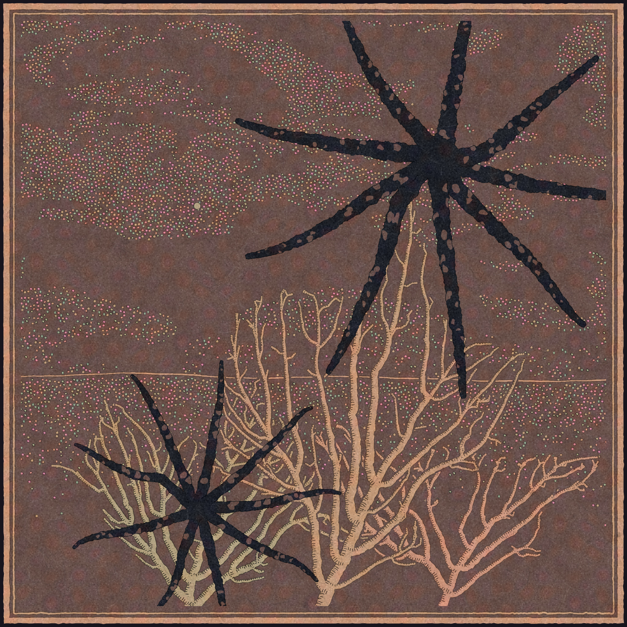 Drifters (algorithmic artwork © 2022 Monokai)