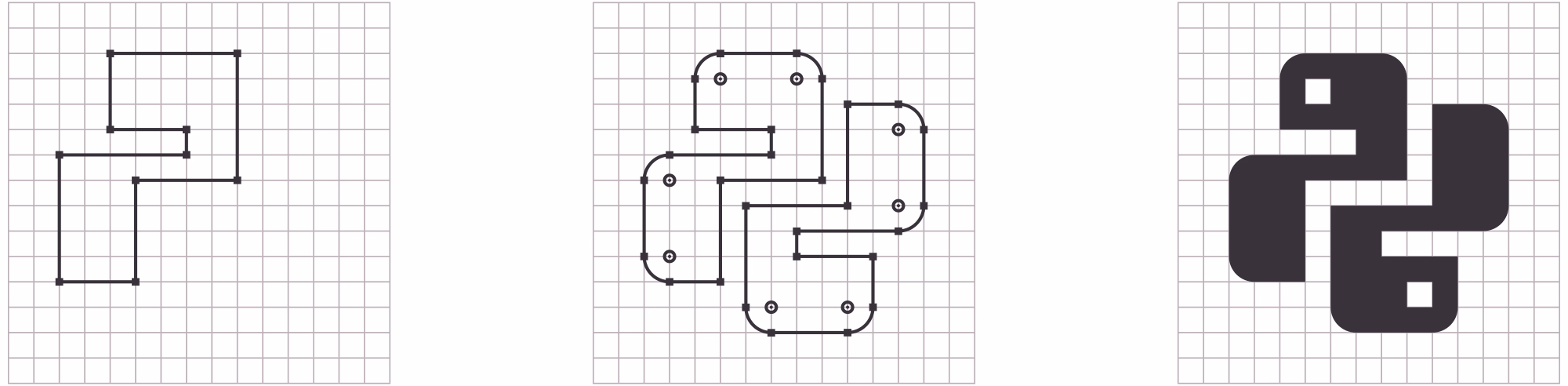 Pixel perfect icon creation process