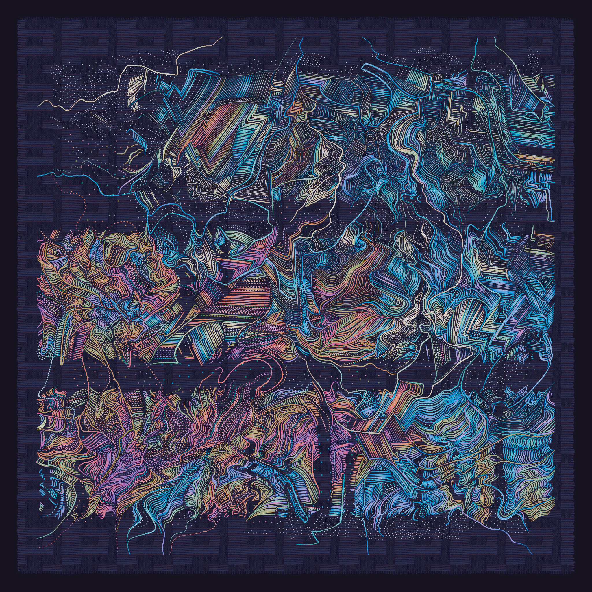 Draad (algorithmic artwork © 2022 Monokai)