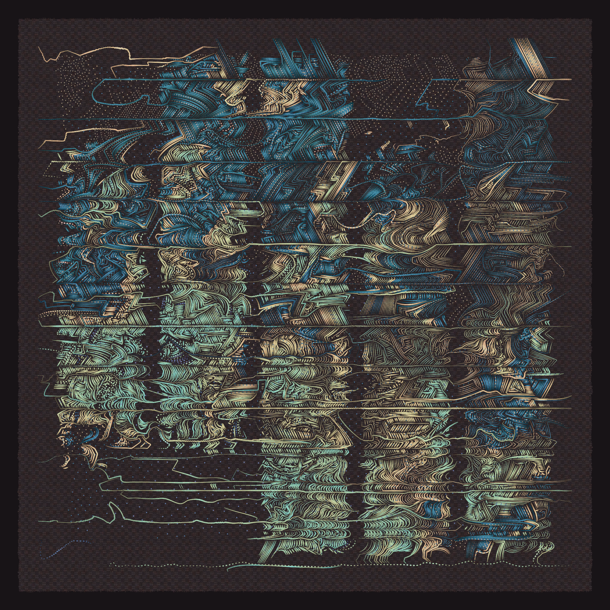 Draad (algorithmic artwork © 2022 Monokai)