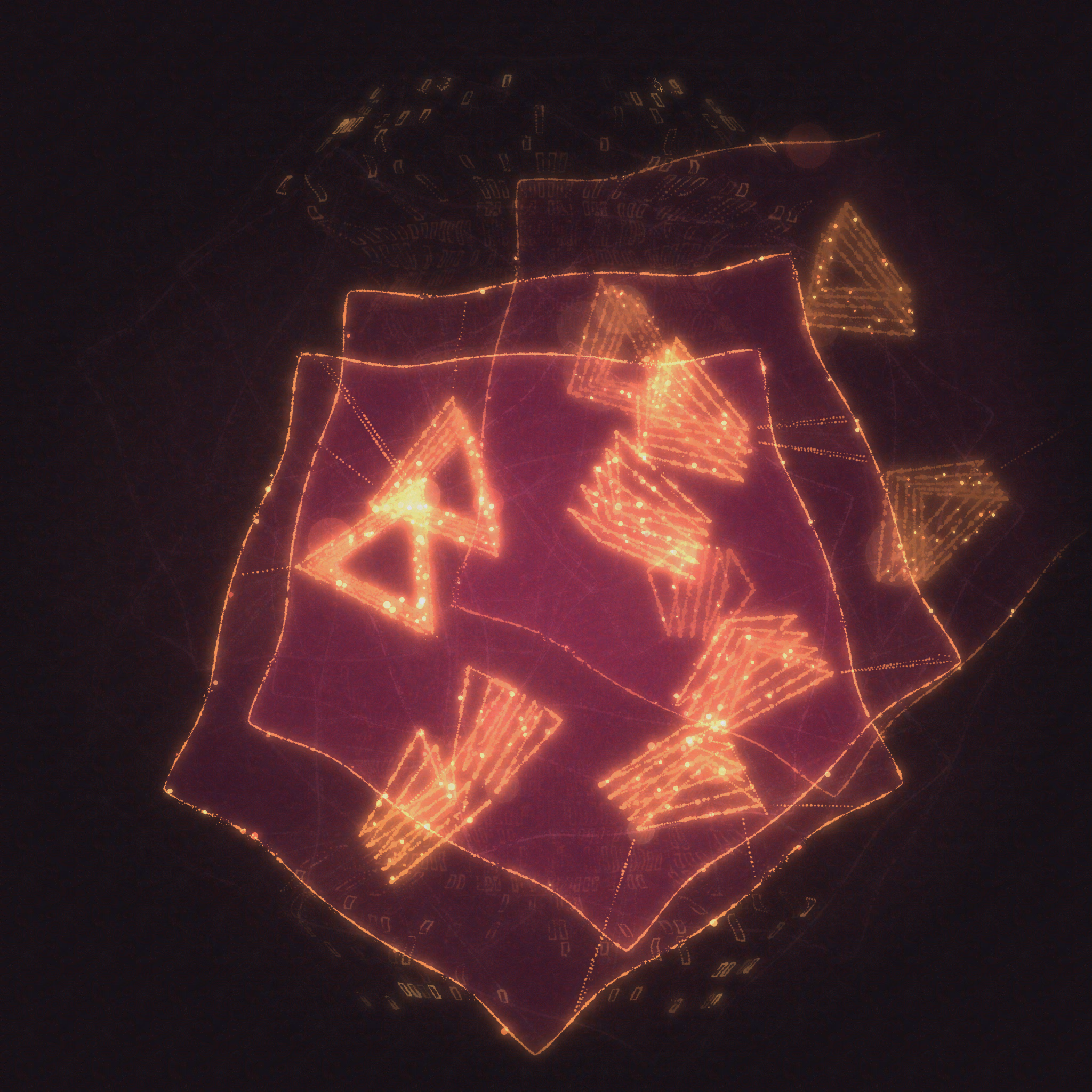 Sliced in Time (algorithmic artwork © 2024 Monokai)