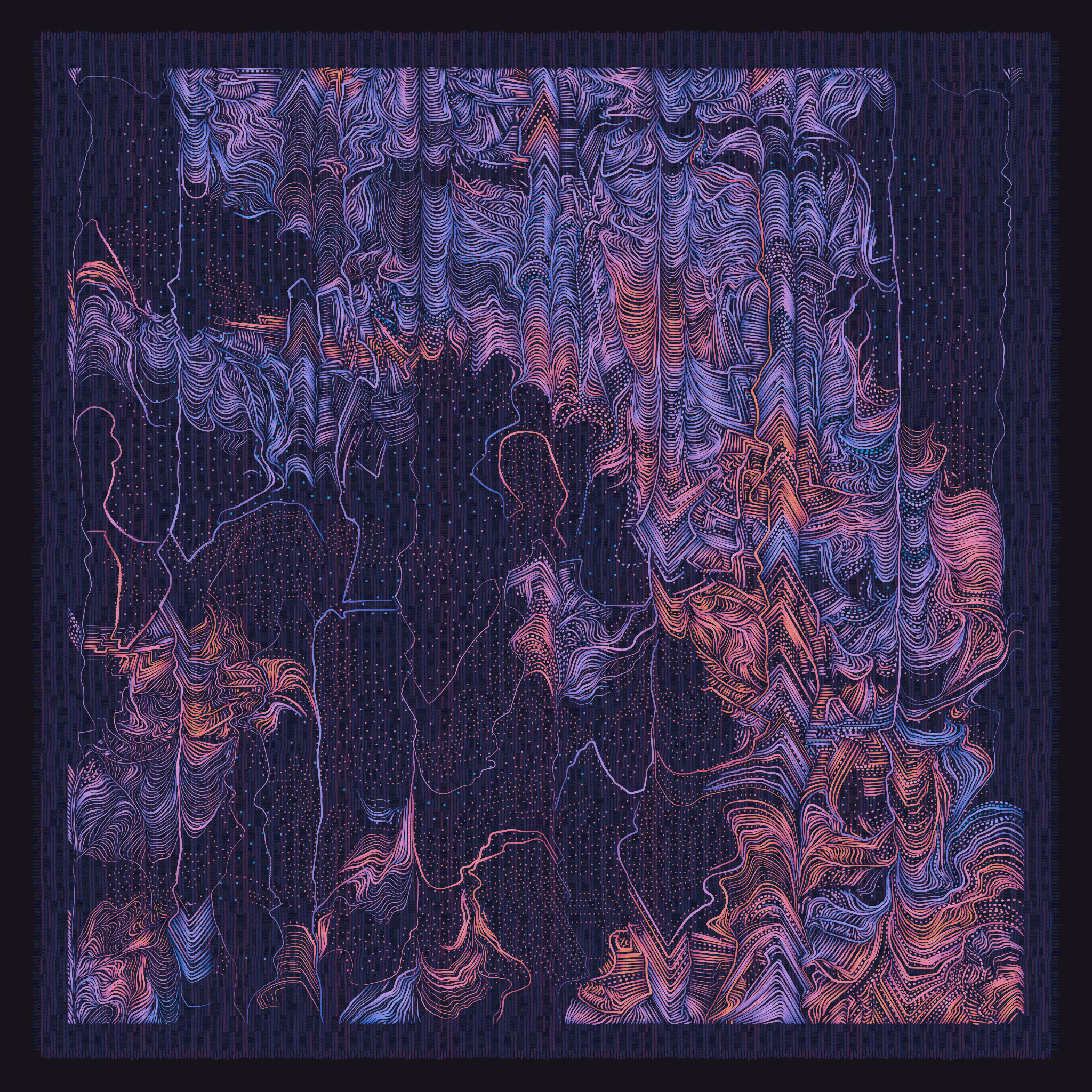 Draad (algorithmic artwork © 2022 Monokai)