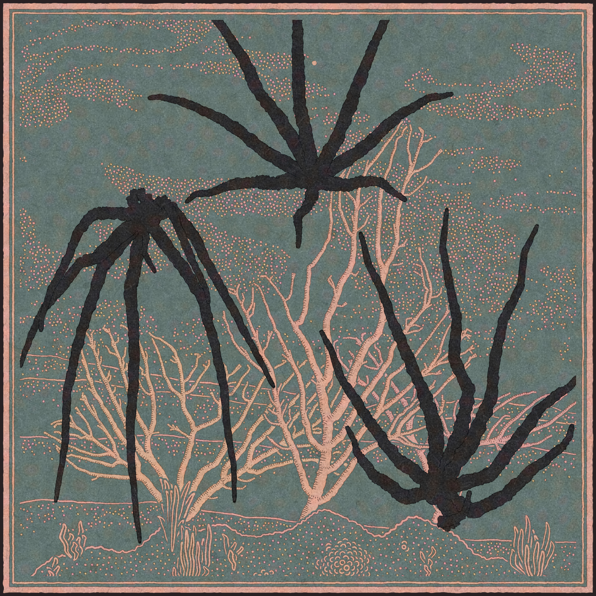 Drifters (algorithmic artwork © 2022 Monokai)