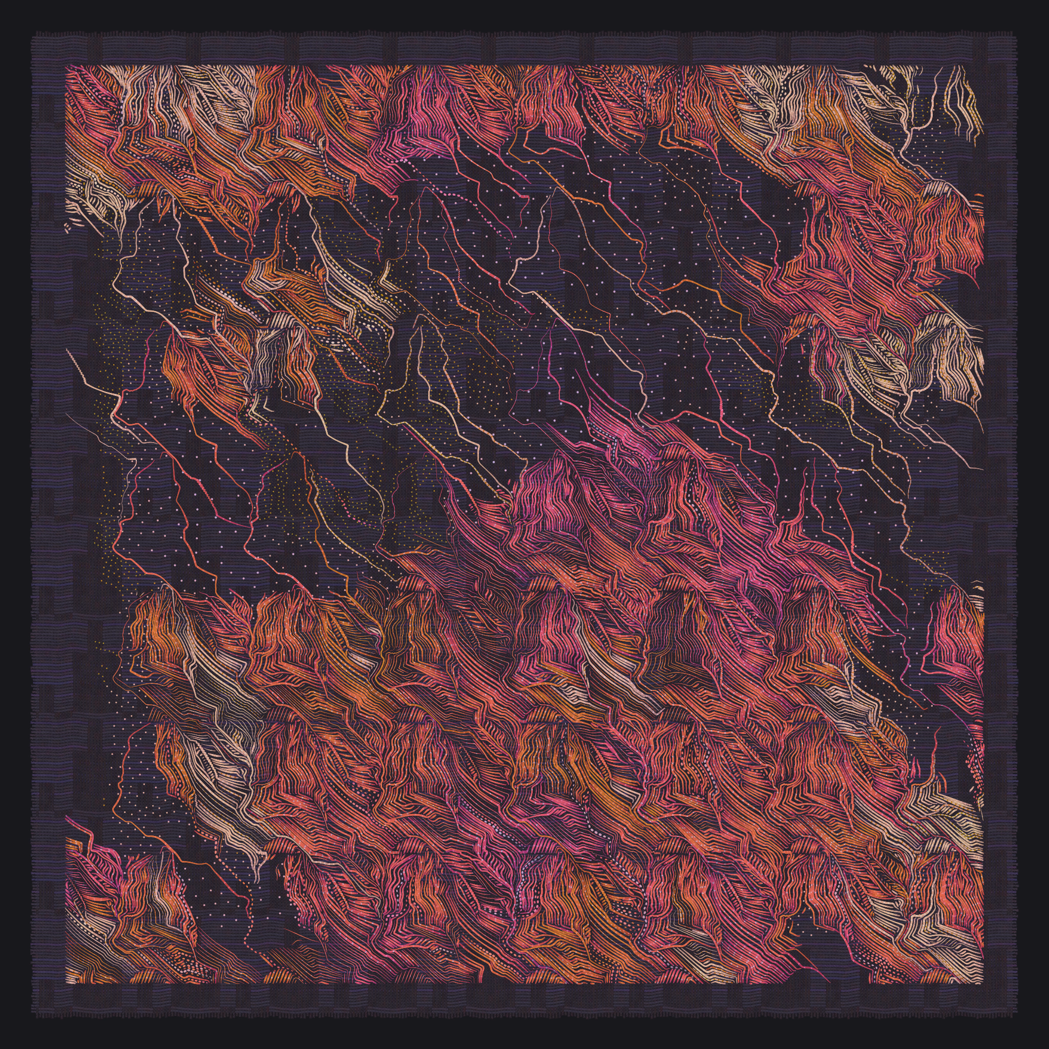 Draad (algorithmic artwork © 2022 Monokai)